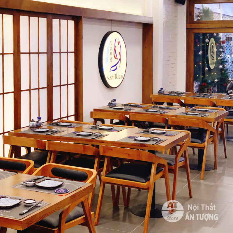 Bàn Ghế Gỗ Mặt Nệm