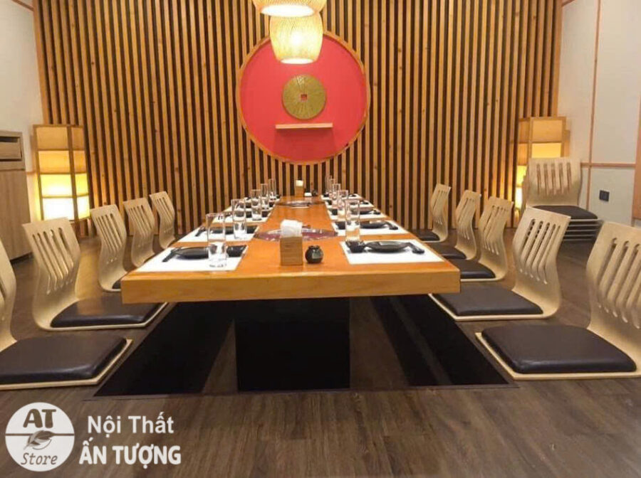 Không gian nhà hàng Nhật Bản hoàn thiện 22