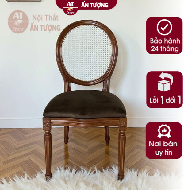 Ghế nhà hàng sang trọng tông màu cổ điển vintage đẳng cấp