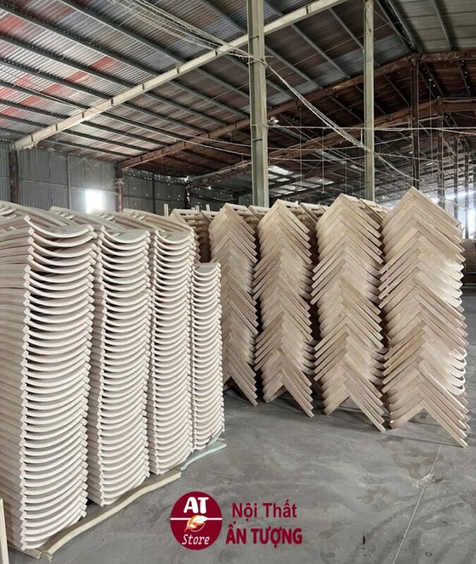 Phôi bộ bàn ghế ăn 6 ghế