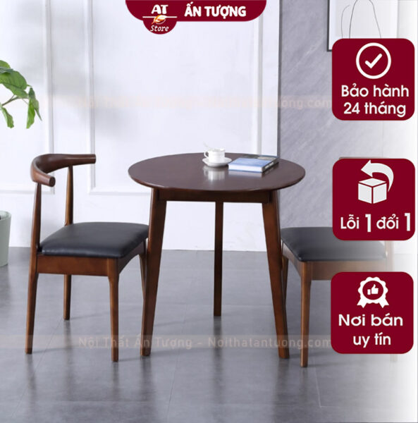 Bàn ghế nhà hàng đẹp độc đáo nhỏ gọn có thiết kế sản xuất theo yêu cầu