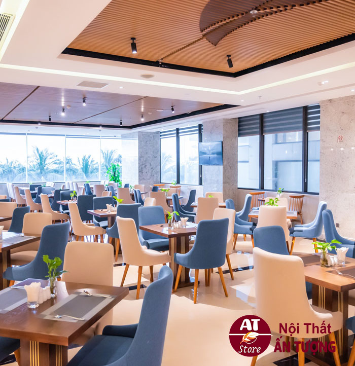Bàn ghế nhà hàng phong cách Hàn Quốc thanh lịch