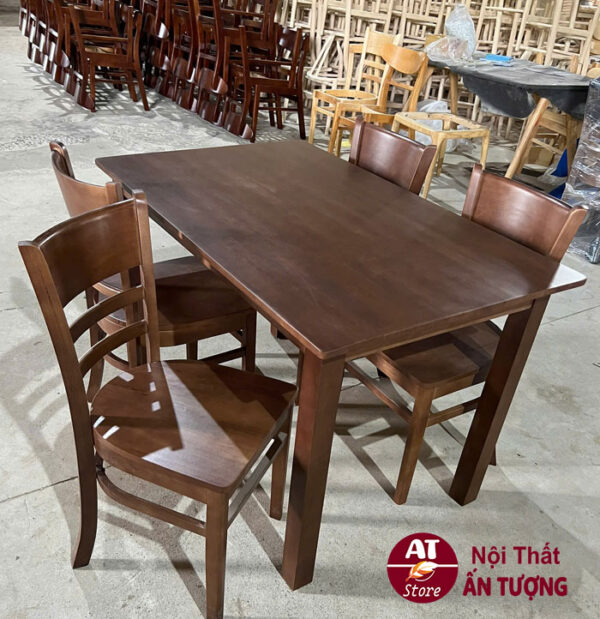 Bàn - Bộ Bàn ghế nhà hàng, quán ăn, quán nhậu, quán bún phở đẹp bằng gỗ