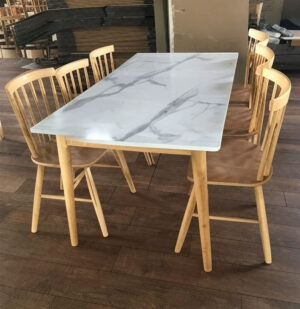 Bộ bàn ăn 6 ghế gỗ đẹp giá rẻ