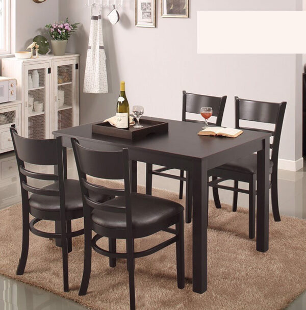 Bộ bàn ghế ăn giá rẻ bằng gỗ cho phòng ăn gia đình