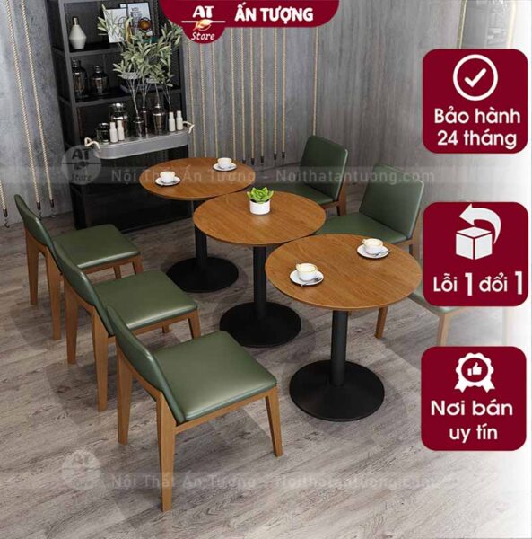Bộ Bàn ghế nhà hàng kiểu Hàn Quốc đơn giản hiện đại đẹp