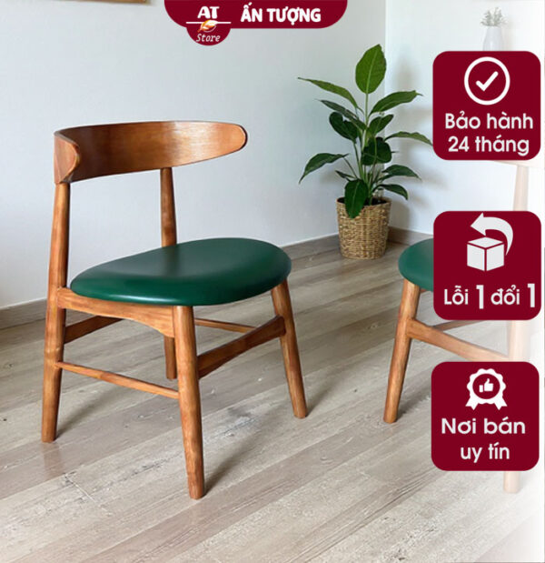 ghế của Bộ bàn ghế cafe trà sữa gỗ giá sỉ tận xưởng đẹp