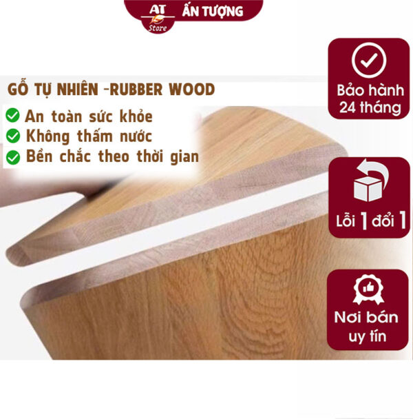 Gỗ tự nhiên rubber wood