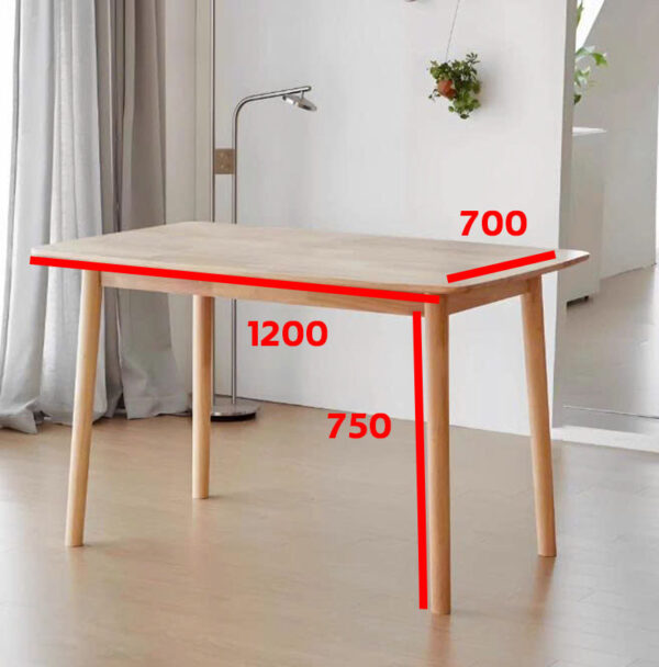 Kích thước mặt bàn Bàn ghế ăn gia đình giá rẻ phù hợp cho 4 người