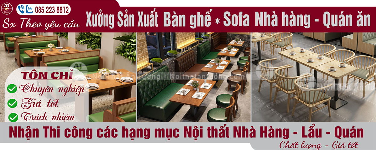 Banner nội thất nhà hàng