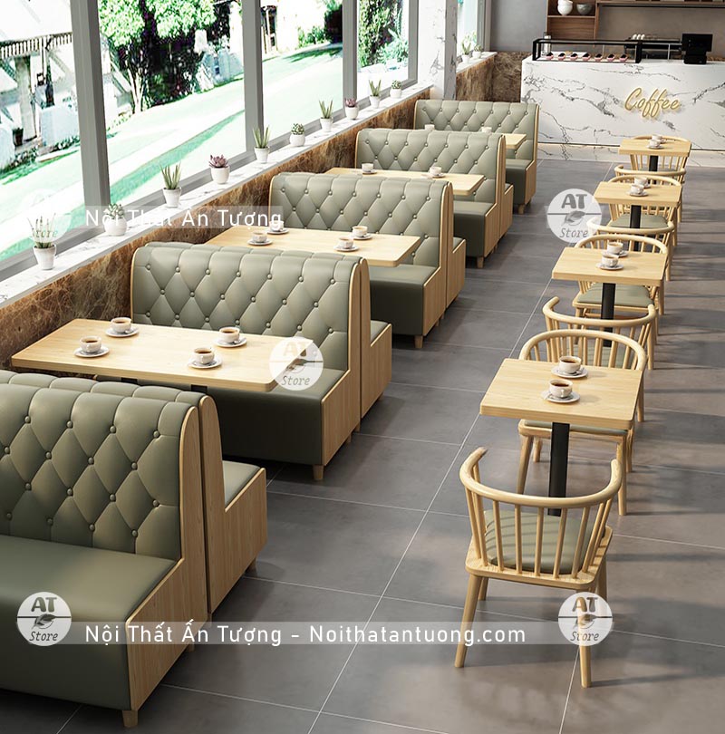 bàn ghế nhà hàng nổi bật tại Nội thất Ấn Tượng