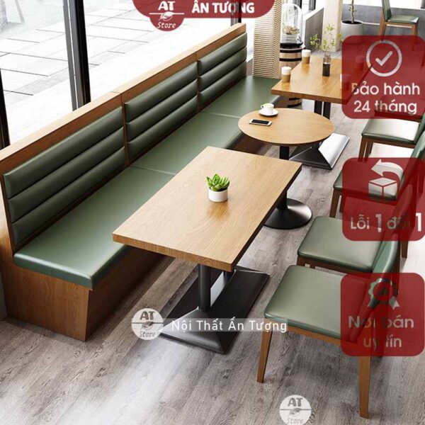 Bàn ghế nhà hàng, quán nướng, căn tin AT2471 tại Nội thất ấn tượng đẹp