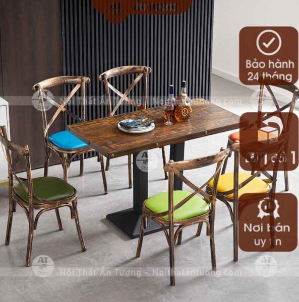 Bàn ghế tiệc cưới, nhà hàng, quán nướng: Sang trọng điểm nhấn AT4169