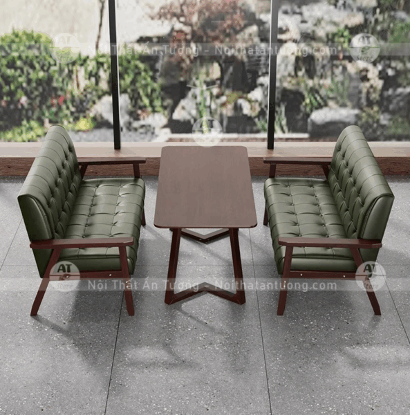 Sofa nhà hàng, quán đồ ăn nhanh: Tiện nghi, êm ái AT1595