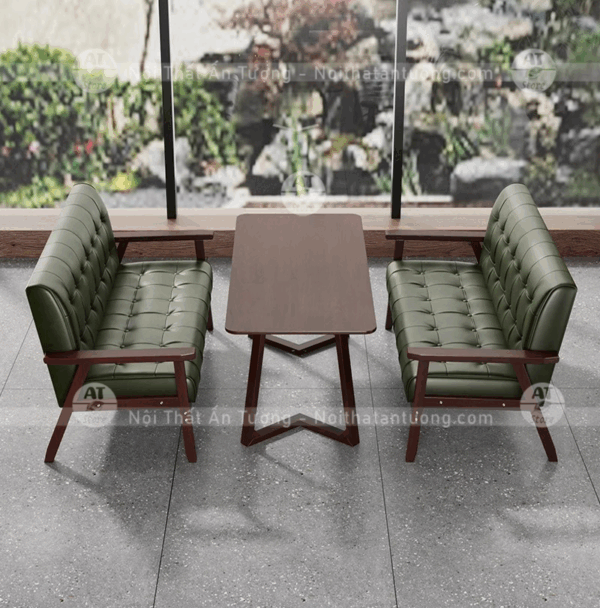 Sofa nhà hàng, quán đồ ăn nhanh: Tiện nghi, êm ái AT1595