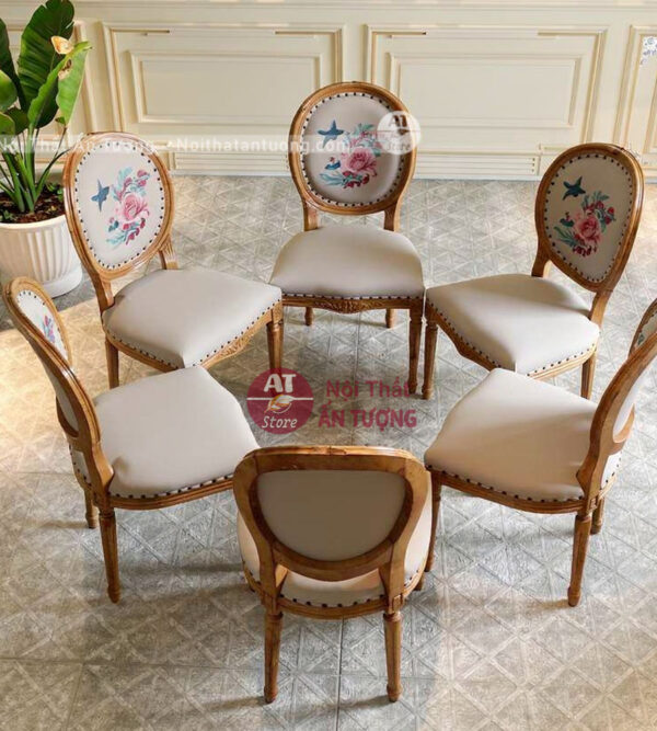 Ghế cao cấp khung gỗ nệm Da PU