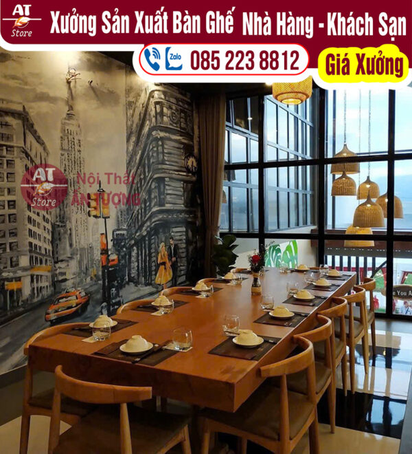 Ghế cafe nhà hàng rẻ đẹp AT2159 - Nội Thất Ấn Tượng
