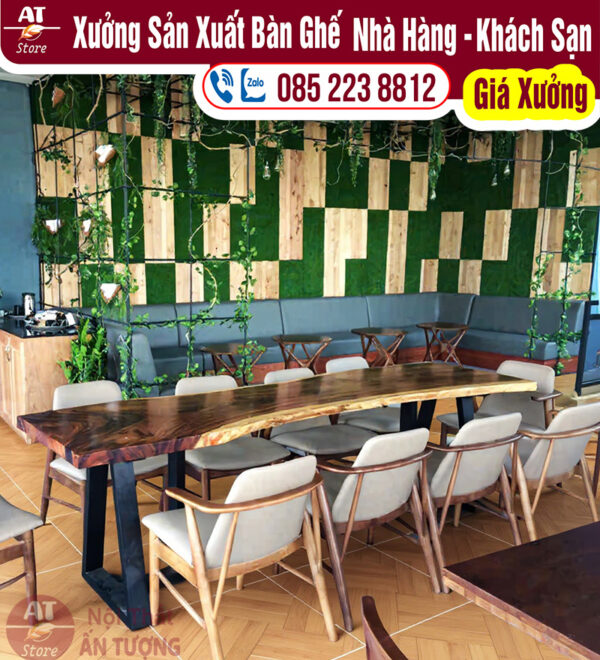 Ghế nhà hàng đẹp AT8592 - Nội Thất Ấn Tượng