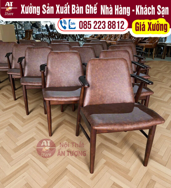 Ghế nhà hàng đẹp giá tốt AT8592 - Nội Thất Ấn Tượng