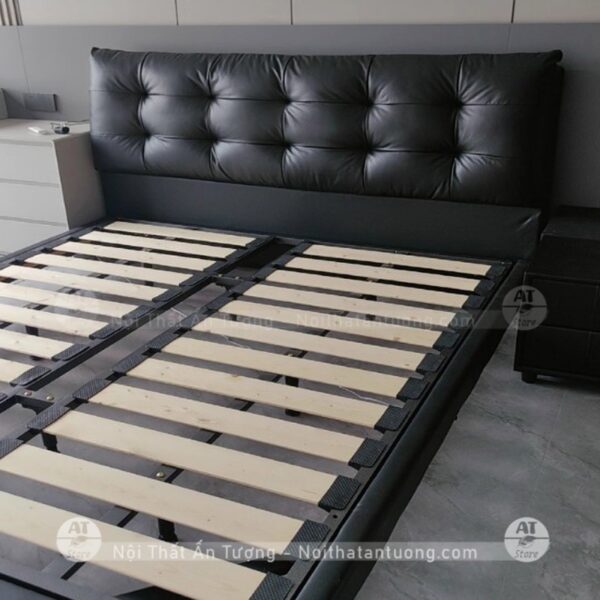 Giường ngủ chất liệu gỗ MDF dài 2m4 rộng 1m8 AT5534 hình 2