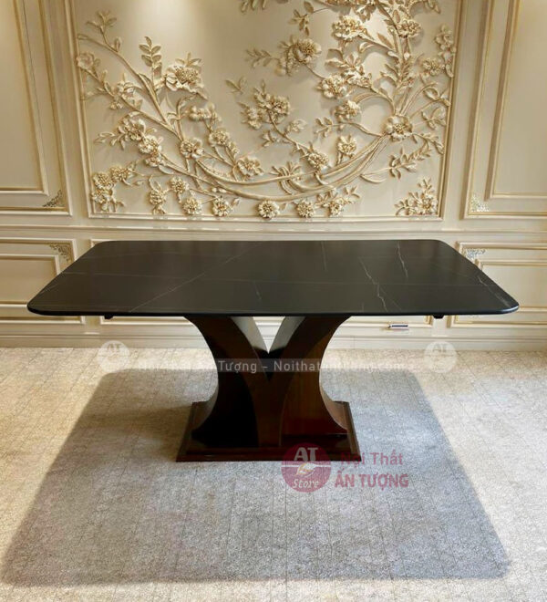 Mặt bàn chân trụ đá đen mờ