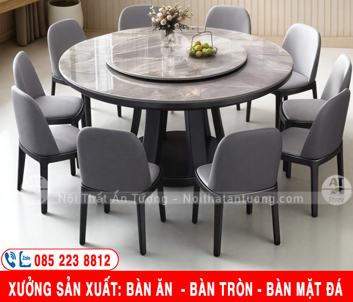 Bộ bàn ăn 8 ghế 10 ghế, bàn ghế ăn gia đình, chung cư đẹp sang trọng giá tốt
