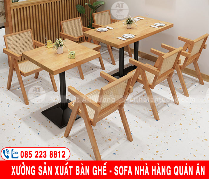 Bàn ghế nhà hàng, Bàn ghế quán ăn đẹp sang trọng giá rẻ