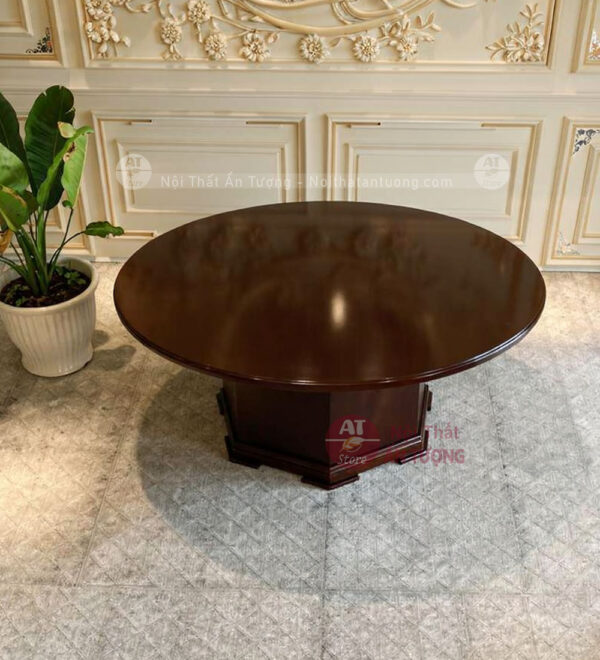 bàn gỗ không mâm xoay