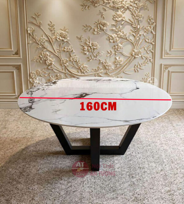 bàn mặt đá không mân 160cm