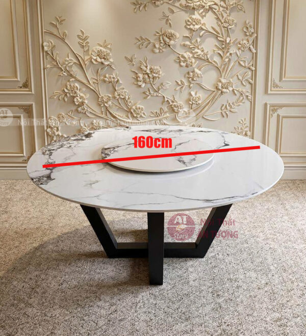 bàn tròn 1m6 loại 1