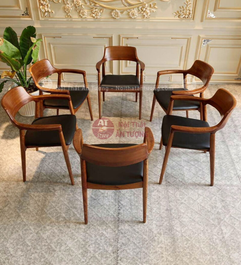 ghế hiroshima nệm đen