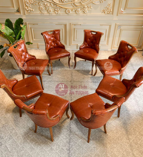 ghế nệm karo cam